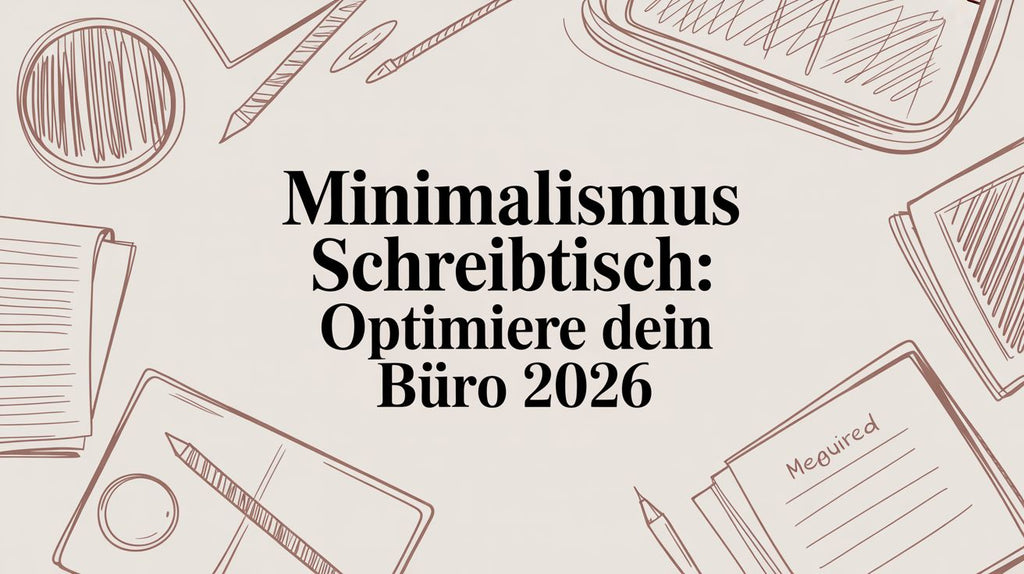 Minimalismus Schreibtisch: Optimiere dein Büro 2026