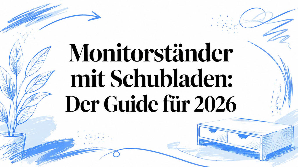 Monitorständer mit Schubladen: Der Guide für 2026